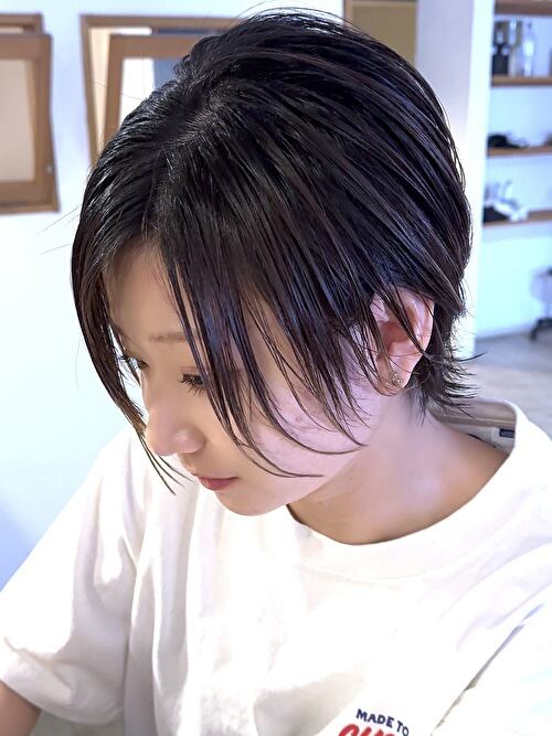 記事【【イケメン女子】メンズライクショートウルフ ※動画有】のサムネイル画像